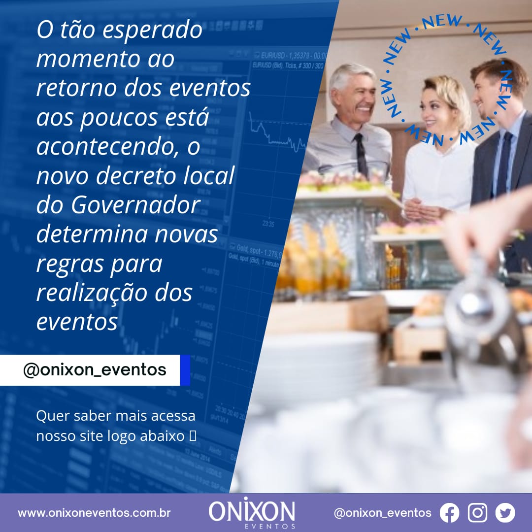 Eventos liberados com novas regras como teste de Covid e quantidade máxima permitida de até 200 pessoas